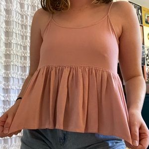 Pink Babydoll Top